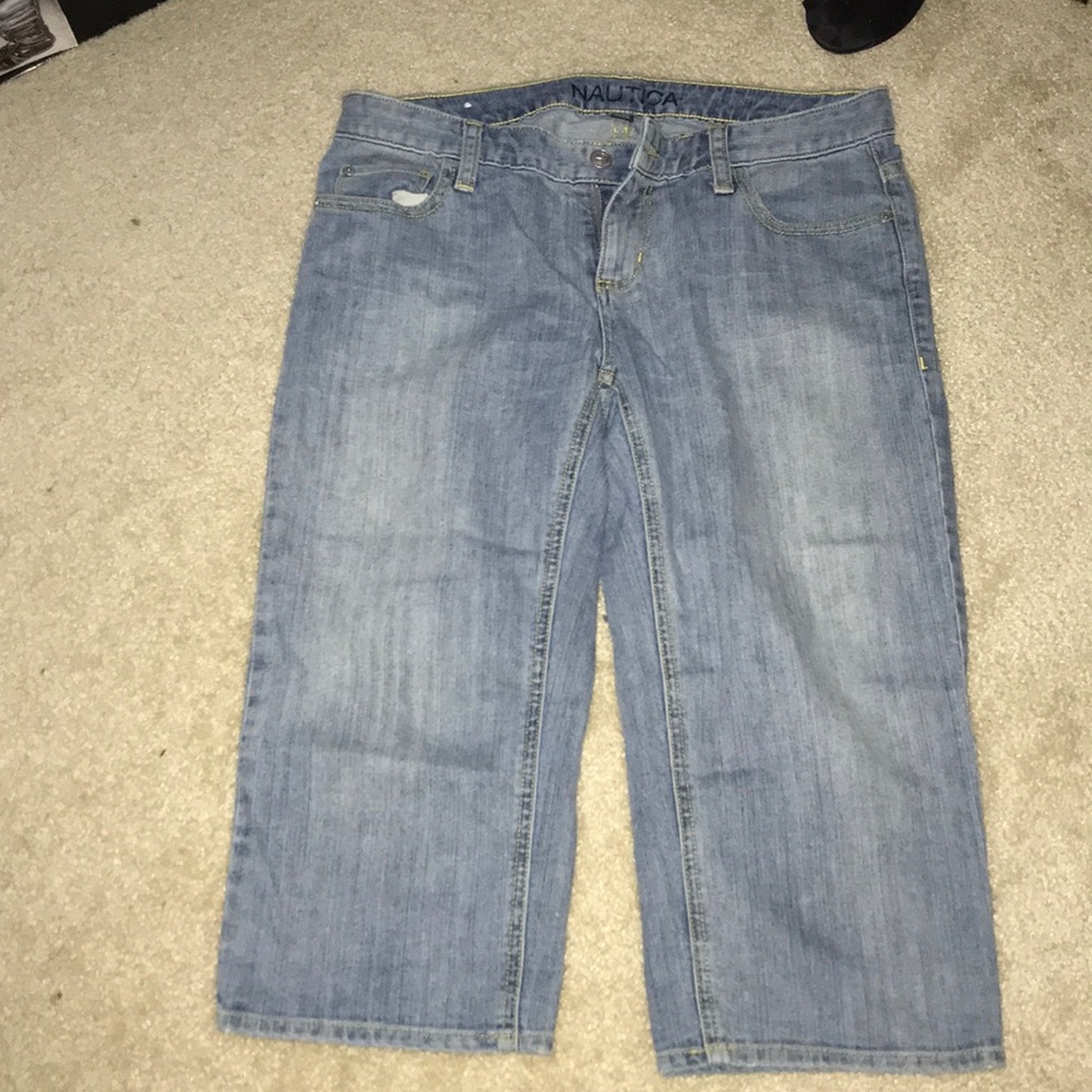 Nautica long jean shorts